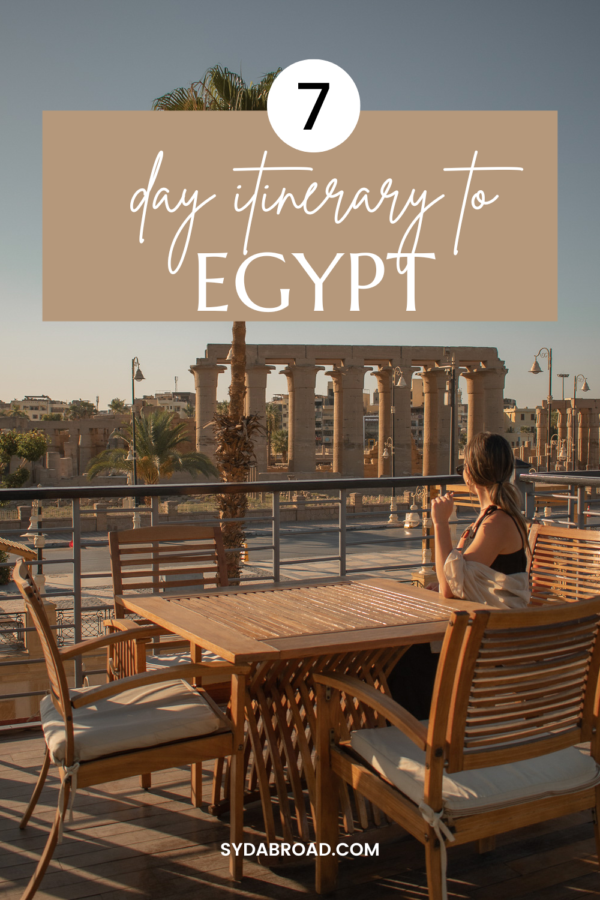 The Ultimate Days Egypt Itinerary Syd Abroad