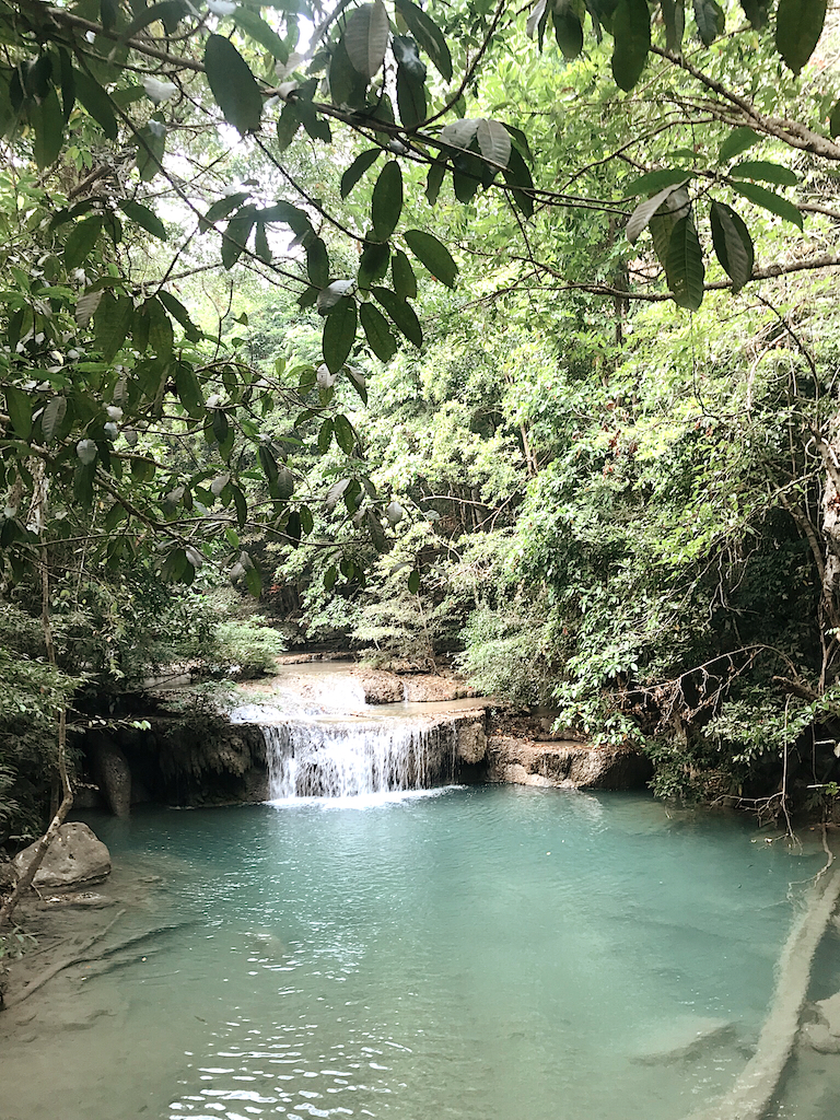 Erawan national park in thailand 