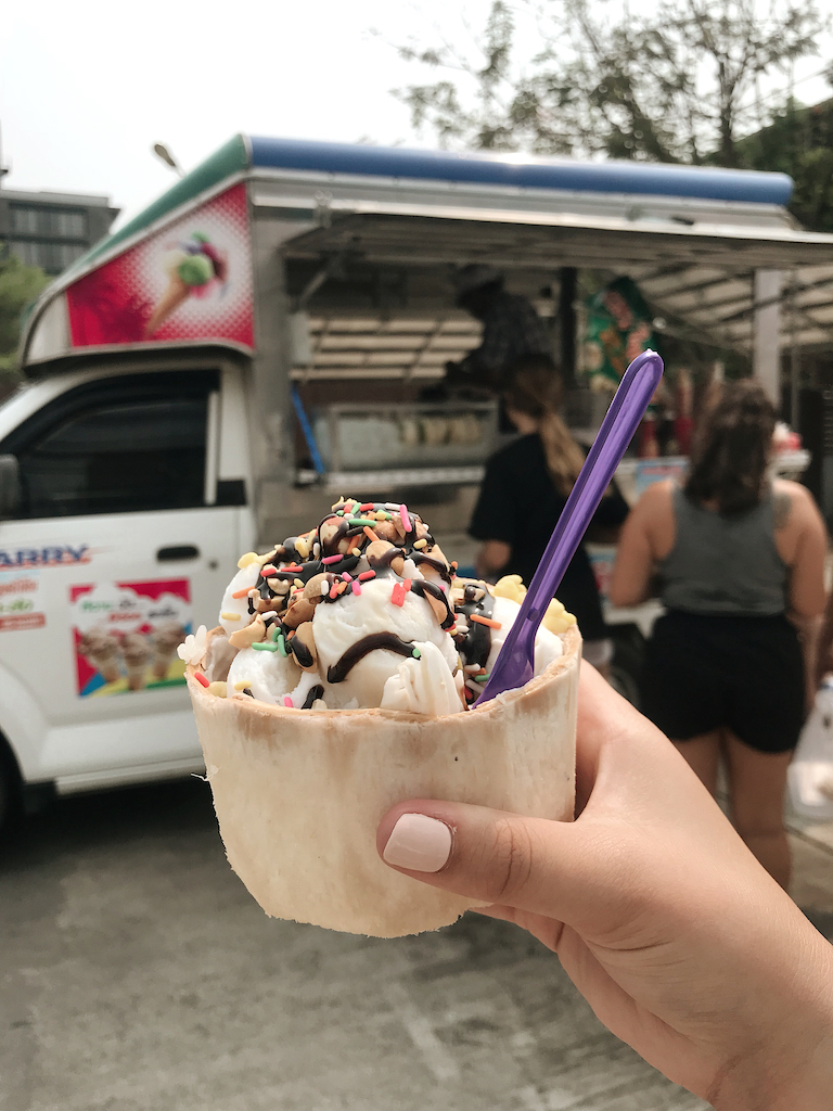 coconut ice cream in thailand