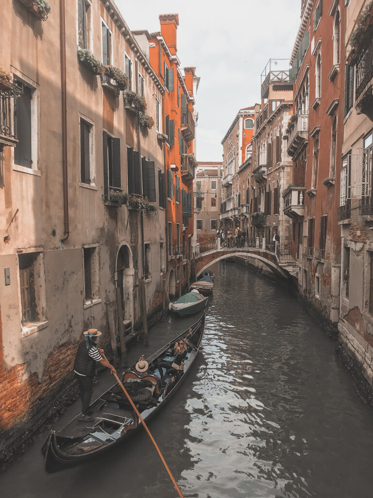 canals in venice, italy 
