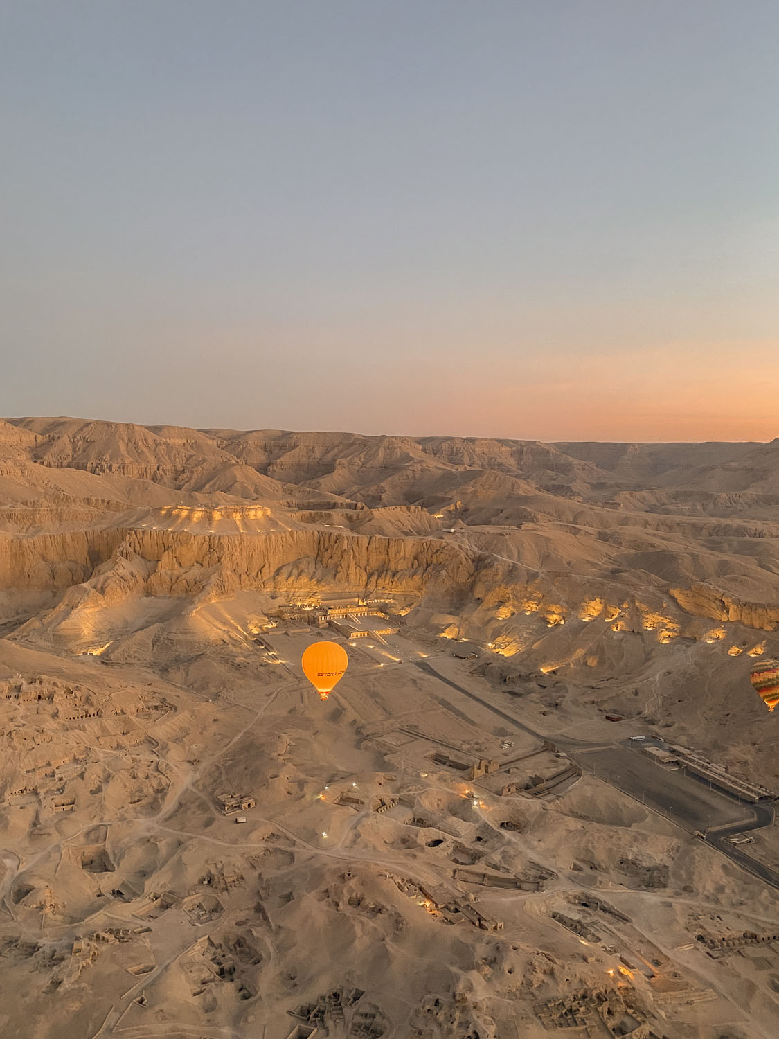 hot air balloon luxor time