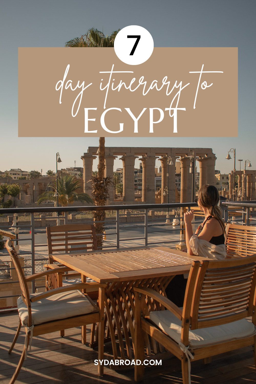 7 days itinerary Egypt
