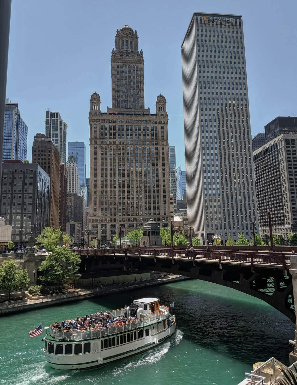 chicago in one day map